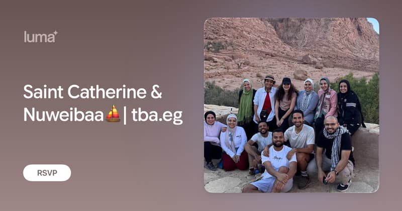 Saint Catherine & Nuweibaa⛵️| tba.eg